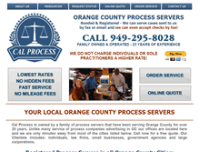 Tablet Screenshot of calprocess.com